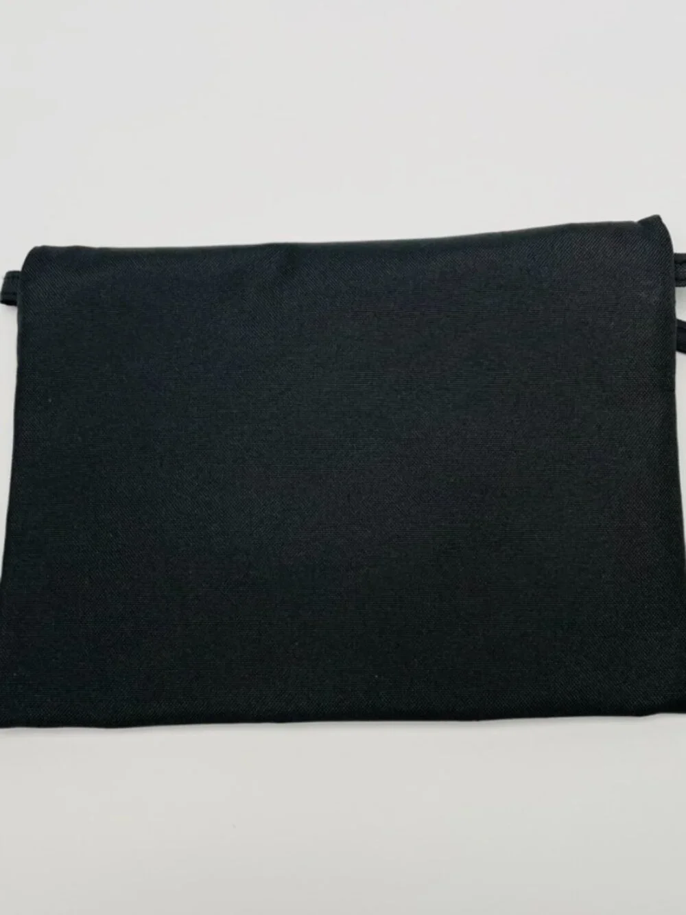 Hunter Original Black Nylon Zip Top Pouch / Travel Toiletry Cosmetic Bag